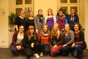 Valerie Schaab, Carina Hobe, Maya Musewski, Marit Austermann, Ina Webermann, Ann-Charline Weber(o.R.v.l.) Johanna Cohrs, Jeannine Eisenbeiser, Elena Voge, Annika Schober, Sabrina Fiedler, Anna Barabas (v.l.)